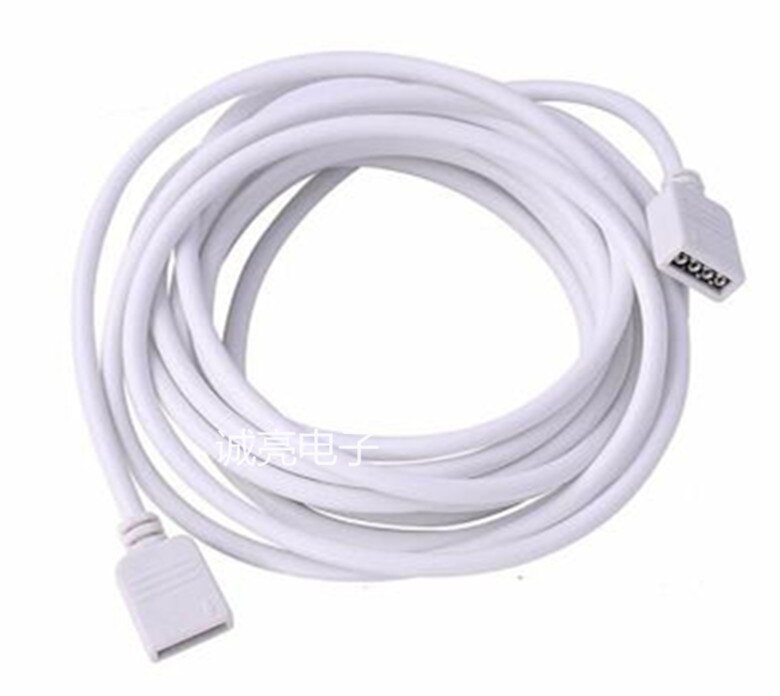 4 Pins Rgb Led Tape Connector Plug Power Splitter Kabel 4pin Naald Vrouwelijke Connector Draad Voor Rgb Led Strip Licht