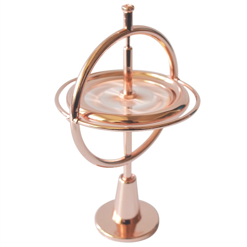 Metal gyroscope Anti-gravity Science and education toy rotation balance mechanical gyroscope