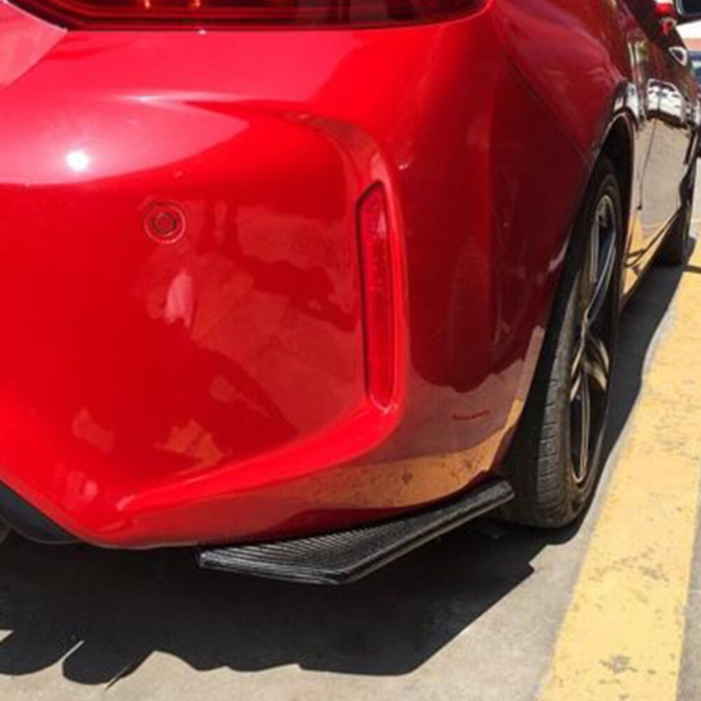 2 st universal bil bakre stötfångare läpp spoiler diffuser splitter repskydd universal biltillbehör