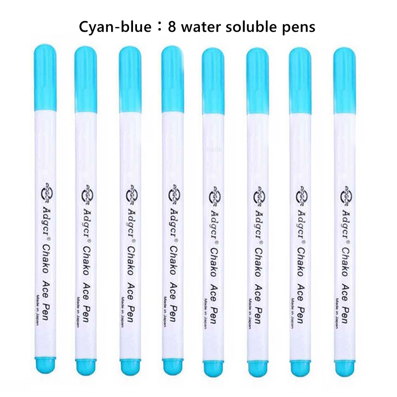 Haile Fabric Markers Fade Out for Drawing Lines Disappearing Marker Pens Patchwork Fabric PP Multi Purpose DIY Craft Sewing Tool: Clear