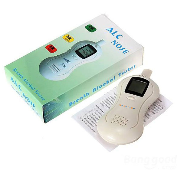 Digital LCD Backlit Display Alcohol Tester Breath Analyzer Detector Breathalyzer Alcoholic Meter Analyzer