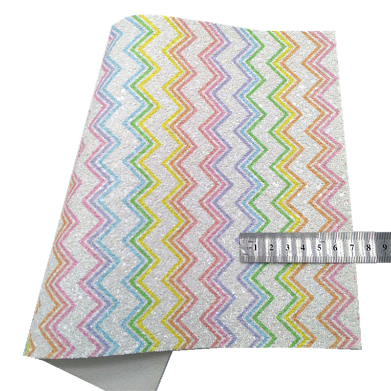 Strössel hjärtan chunky glitter läder pilar tryckta glitter syntetiskt läder vinyl läder lakan för bågar gör det själv 21 x 29cm q816