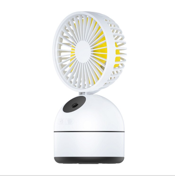 Ventilator luftfugter 2- i -1 mini bil kontor luftrenser usb lade ventilator luftfugter