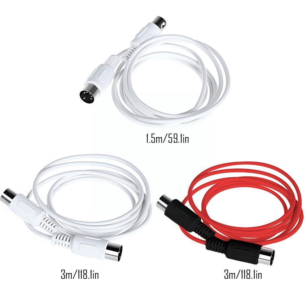 Midi Cable Music Editing Cable Double-headed Five-pin Electronic Connection Midi 1.5 Cable M M Cable 3 Cable Organ L2u0