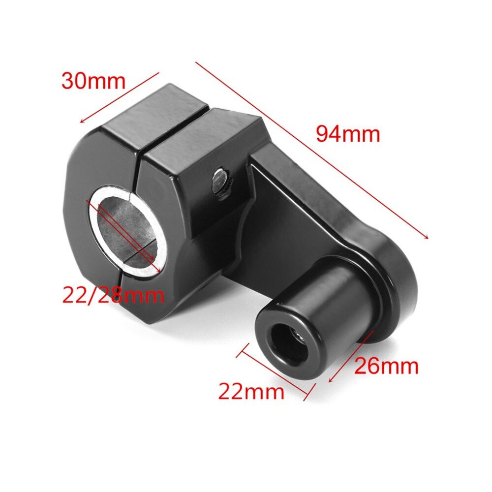 Universal for 22mm Motorcycle HandleBar Front Handle Fat Bar Mount Clamps Riser Anodized Finish Mount
