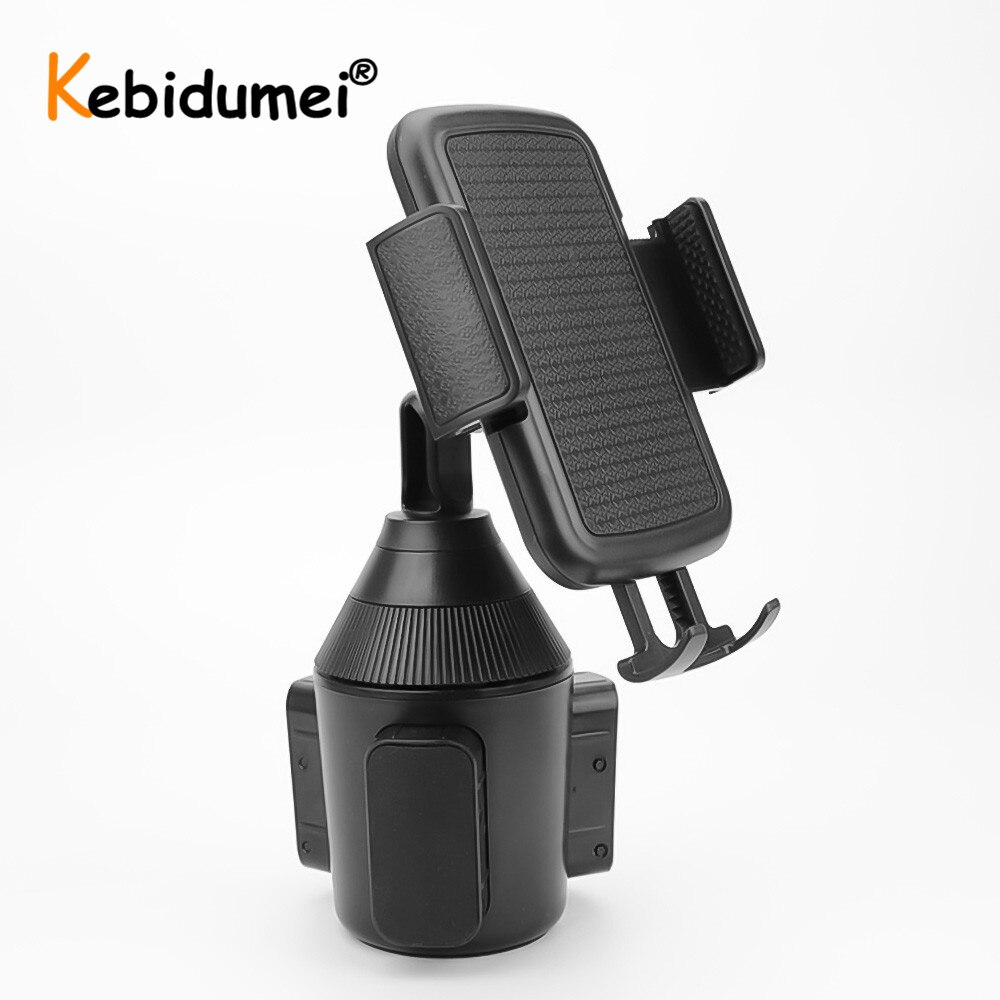 Universal drikkeflaskeholder stativ for telefon justerbar koppholder monteringsstøtte for smarttelefon mobiltelefontilbehør