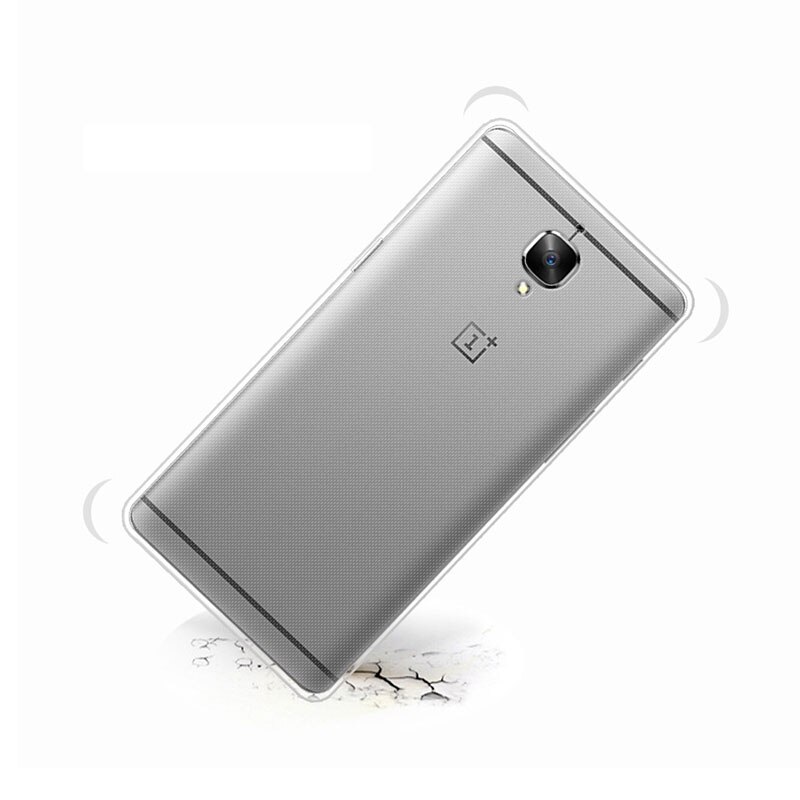 Capa De Capinhas Para Celular O Telefoon Case Voor Oneplus 3 3T Transparante Crystal Tpu Cover Voor Een plus 3 3T Oneplus3 Coque