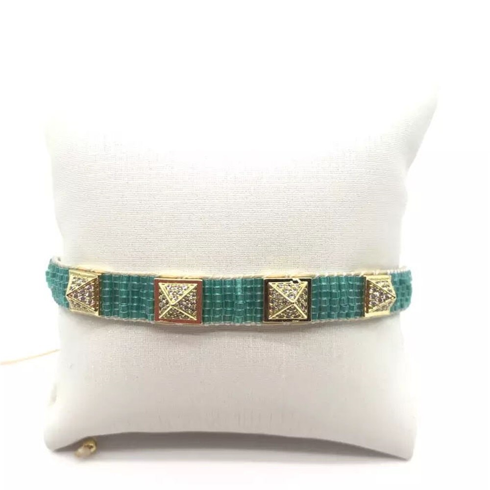 ZHONGVI MIYUKI Beaded Bracelet For Women Bileklik Pulseras Mujer Handmade Woven Charm Bracelets Female Jewelry