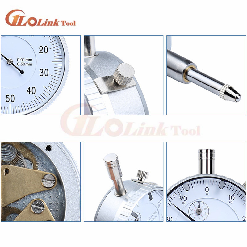 Dial Indicator 0-5mm 0-10mm 0-25mm 0-30mm 0-50mm Indicator Gauge measure instrument Tool Gauge Stable Performance Meter Precise