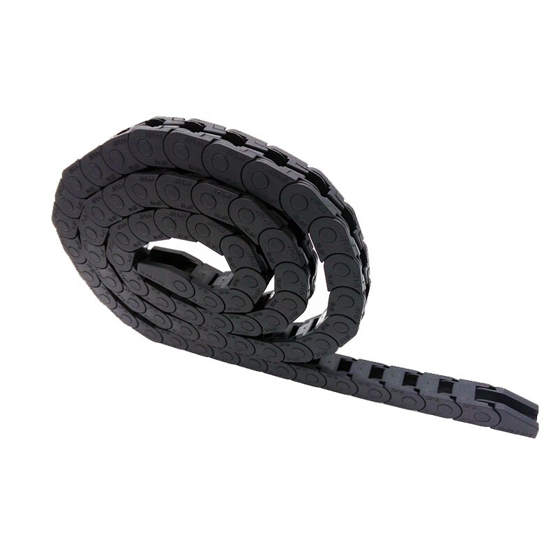 JFLO 10x6mm 1 Meter Plastic Chain Drag Chain Wire Carrier Cable With Connector For CNC Convenient Without Opening
