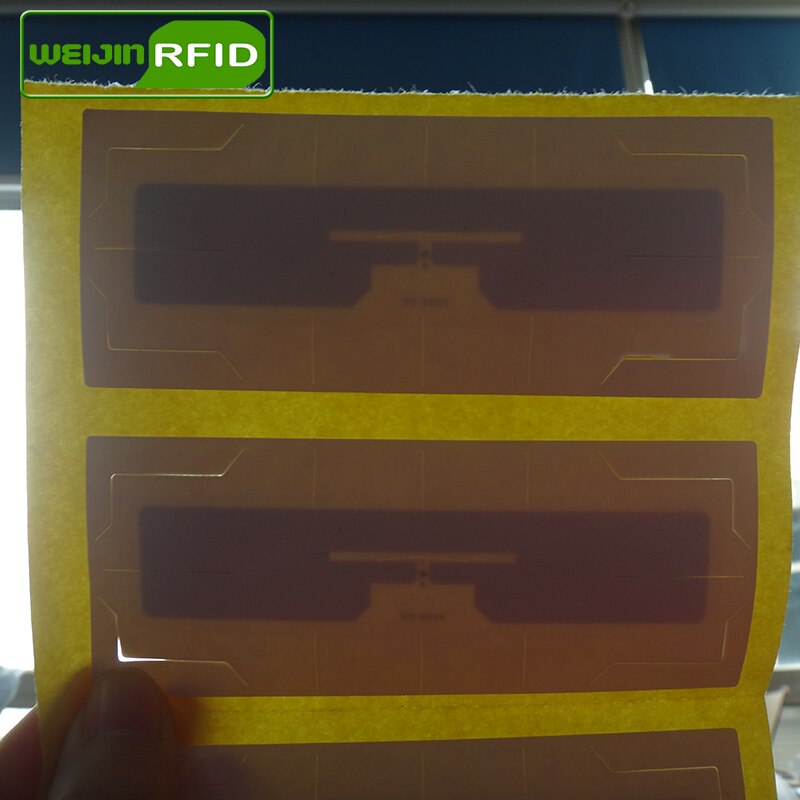 Etiqueta RFID UHF pegatina vehículo parabrisas EPC 6C 915m 868m 860-960M Alien Higgs3 anti-rasgado adhesivo pasivo imprimible Etiqueta RFID