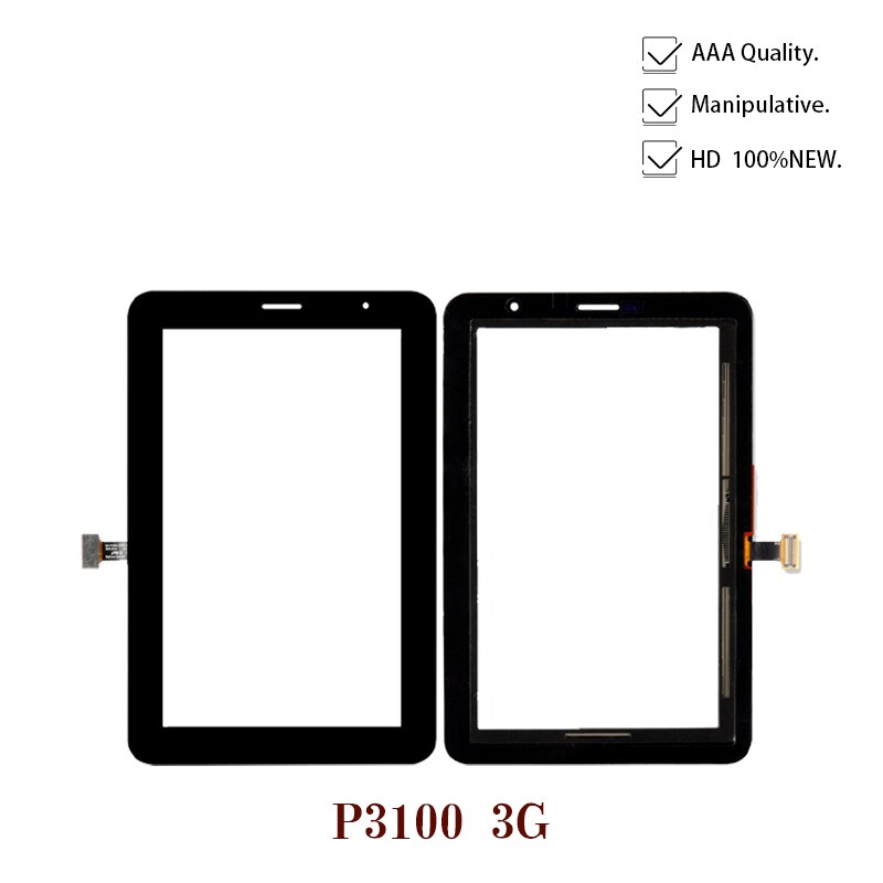 100% Originele 7.0 "Voor Samsung Galaxy Tab 2 7.0 P3100 P3110 GT-P3100 GT-P3110 Touch Screen Digitizer Panel Sensor Vervanging