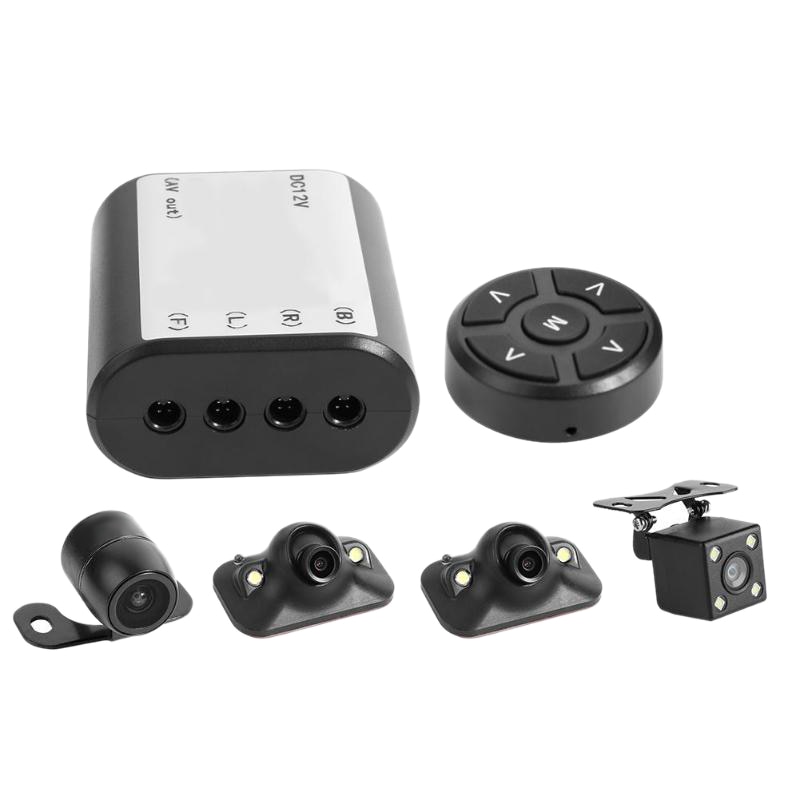 360 degrés panoramique voiture oiseau vue système 4 caméra voiture DVR enregistrement panoramique système de stationnement véhicule sécurité accessoires