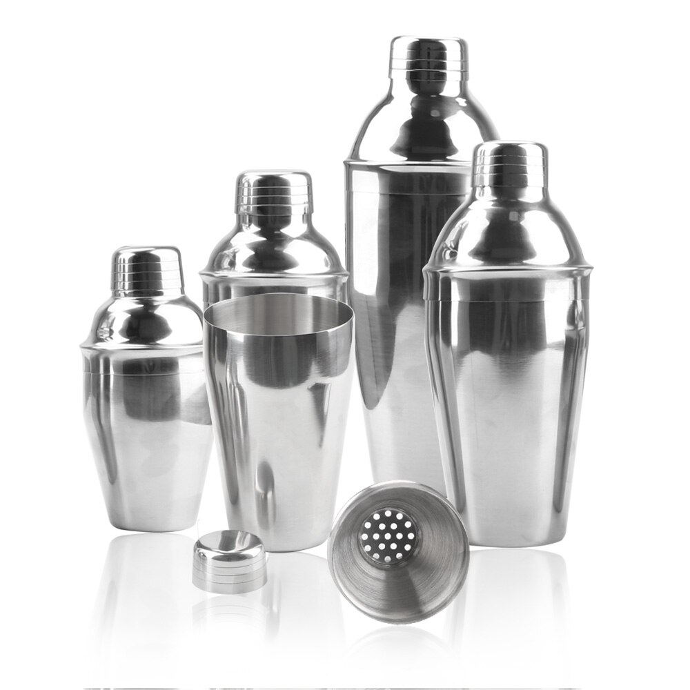 HOOMIN 1 PC 250/350/550/750 ml Rvs Cocktail Shaker Boston Martini Cocktail Wijn Mixer professionele Party Bar Gereedschap