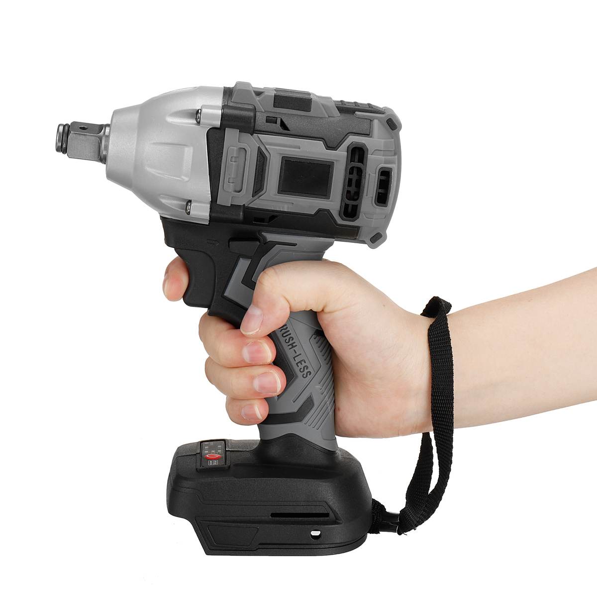 18V 588Nm Electric Brushless Impact Wrench Cordless for Makita Battery Rechargeable 1/2 Socket Wrench Handheld Power Tool