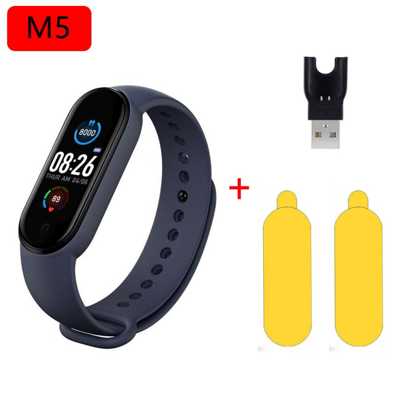 M5 Smart Watch Fitness Tracker pressione sanguigna braccialetto intelligente frequenza cardiaca Sport impermeabile cinturino intelligente con schermo a colori: 02