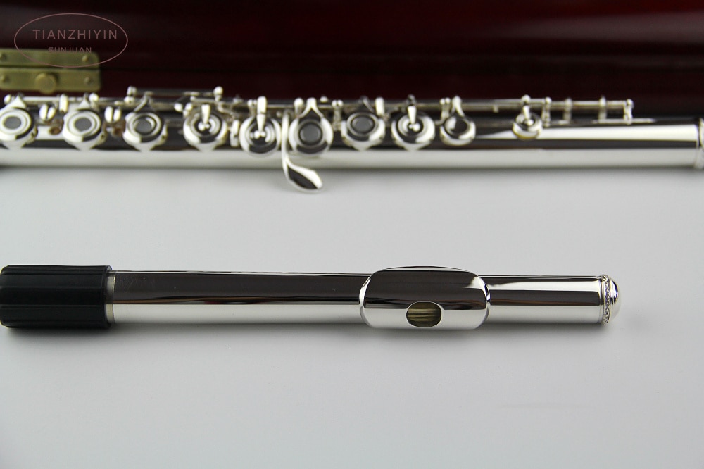 Excellent Flute mouthpiece Silver plate 1pcs