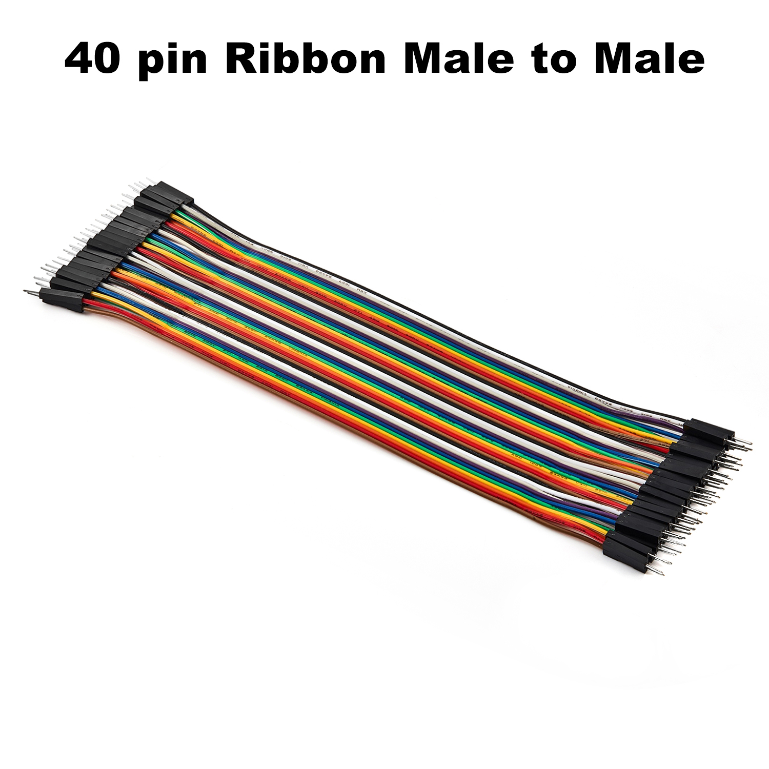 10cm 20cm 30cm 24AWG Dupont Cable Line Copper Long Ribbon Jumper Wire Male Female Connector Kit Set for DIY Arduino Breadboard: 40pin Ribbon M-M / 10cm