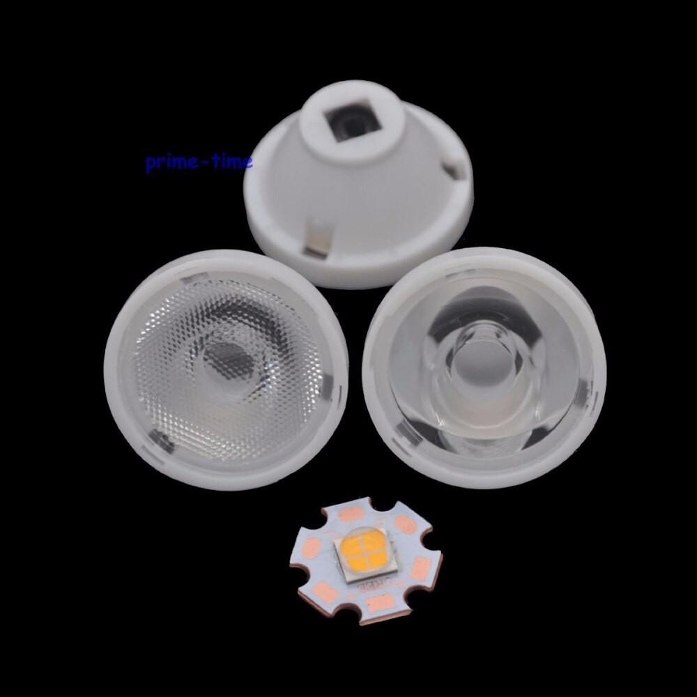 10 stks CREE XHP70 MKR LED Lens 25 Graden Kralen Oppervlak of 8 Graden Helder Oppervlak Optische PMMA LED lens