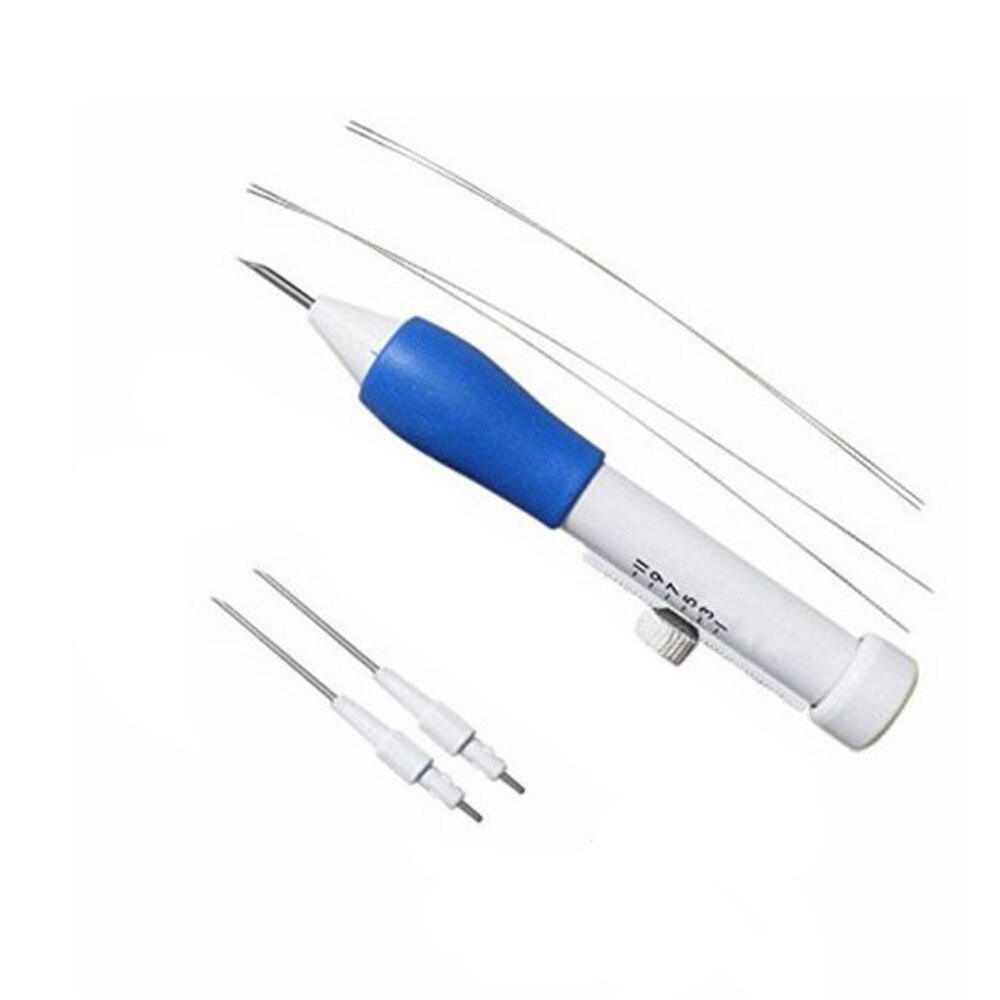 Magic Embroidery Pen Embroidery Needle Weaving Tool Handmade Fancy DIY Crafts Pen Set Punch Needle Sewing Accessories Tool