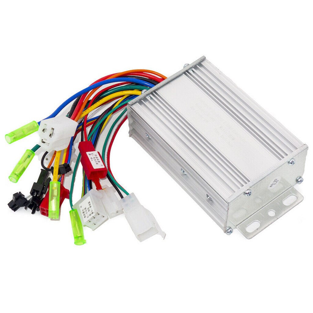 36/48V Elektrische Fiets Controller 350W Borstelloze Motor Control Box Aluminium Universal Voor Elektrische Scooter Skateboard E-Fiets