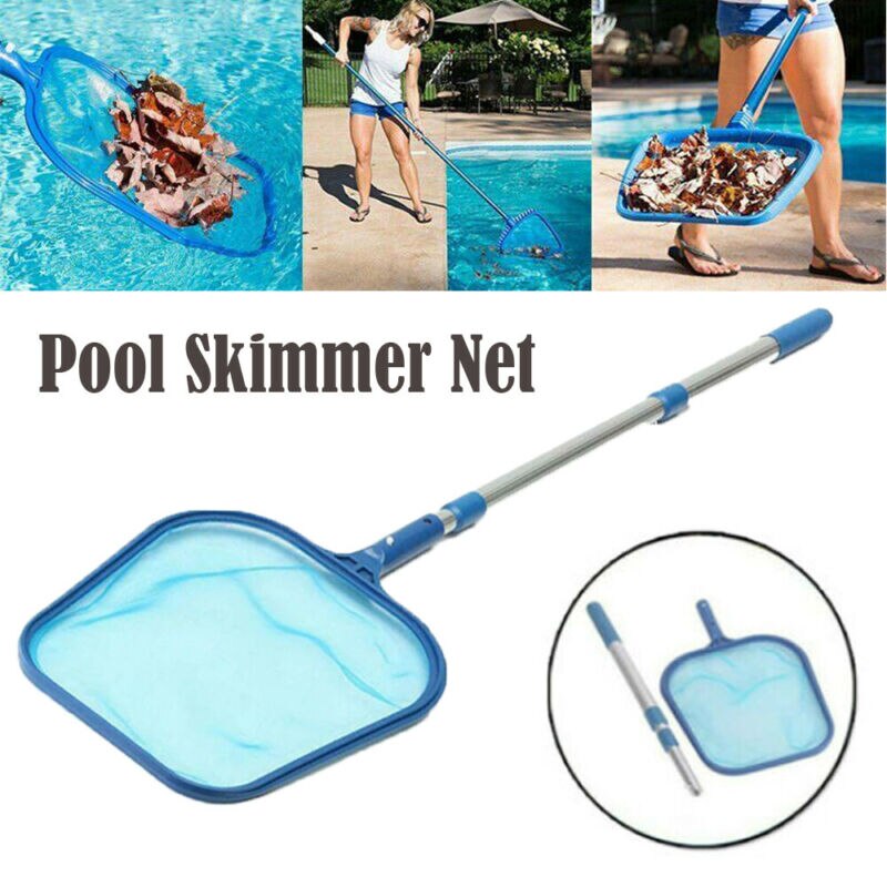 Leaf Net Grade Fine Mesh Pool Skimmer Net Bag Catcher Aquarium Swimming Pool Cleaning Tools Rake Accessories