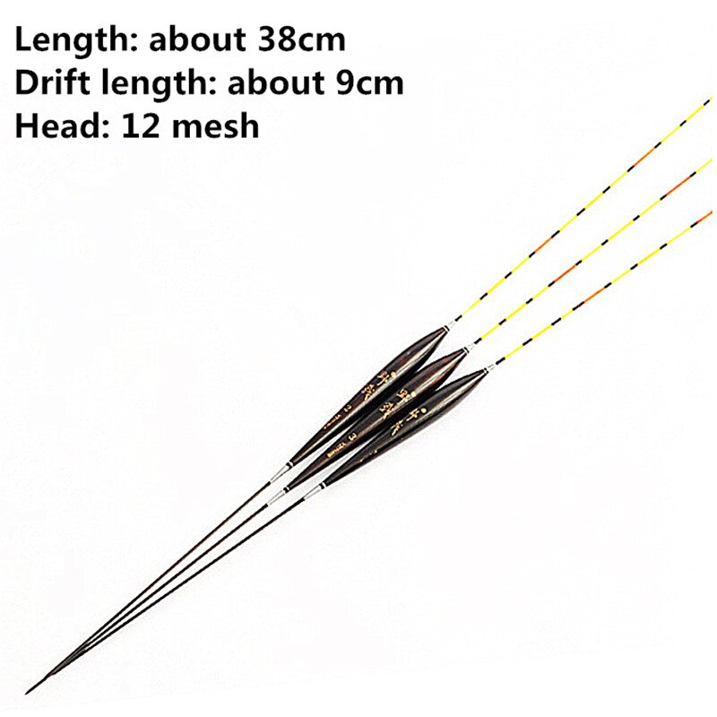 3Pcs/Box Coarse Fishing Floats Floating Bobbers Balsa Fishing Tackle Practica Fishing Accessories