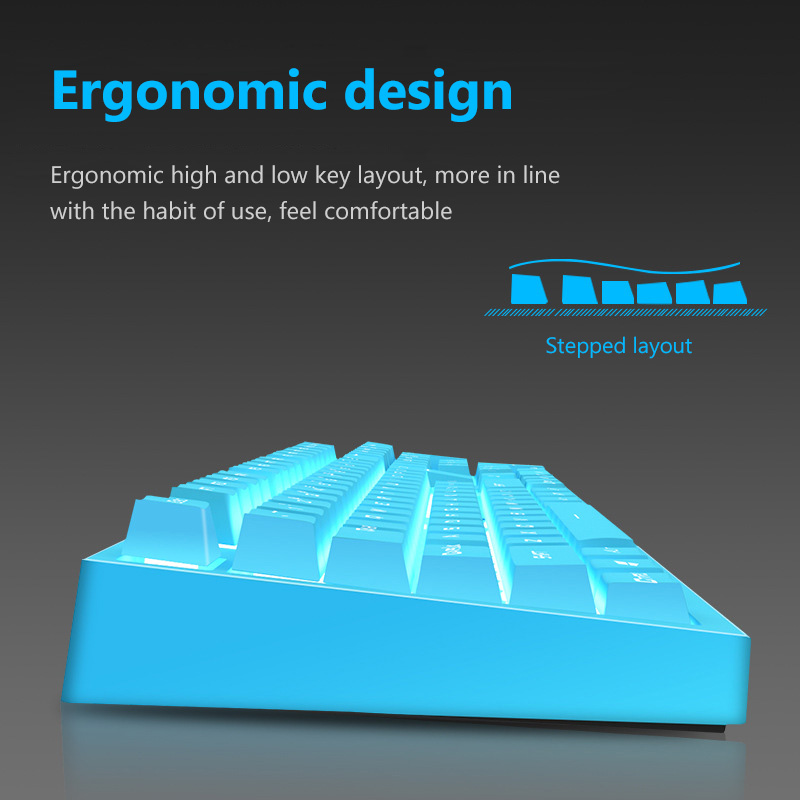 USB Wired Backlit Gaming Keyboard PC Gamer 104 Keycaps Mechanical Feeling Keyboard Gaming For Laptop PC Computer Gamer