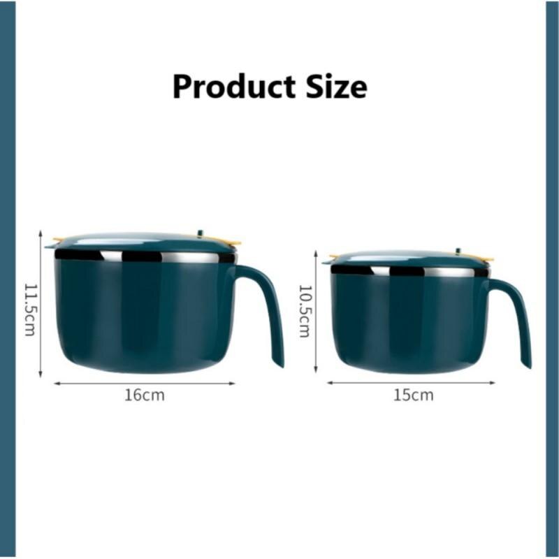 Lunch Bowl Lunch Box Stainless Steel Insulated Lunch Box With Lid Student Dormitory Lunch Bowl Instant Noodle Bowl Kitchen Tools