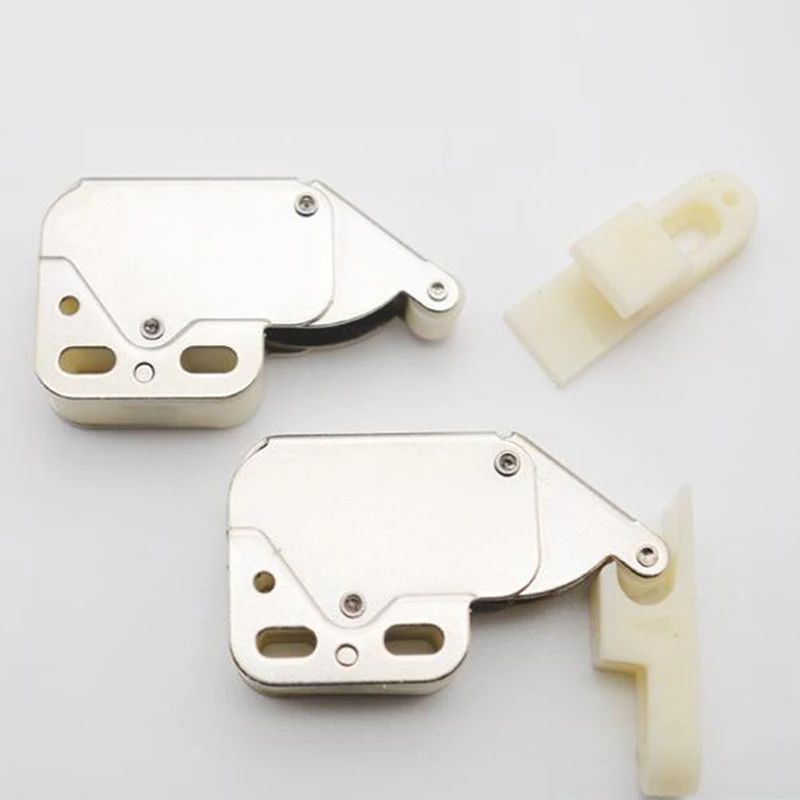 Mini Push Catch Latch Cabinets Lock Automatic Spring Catch System Motorhome Cupboard Doors Furniture Security locks