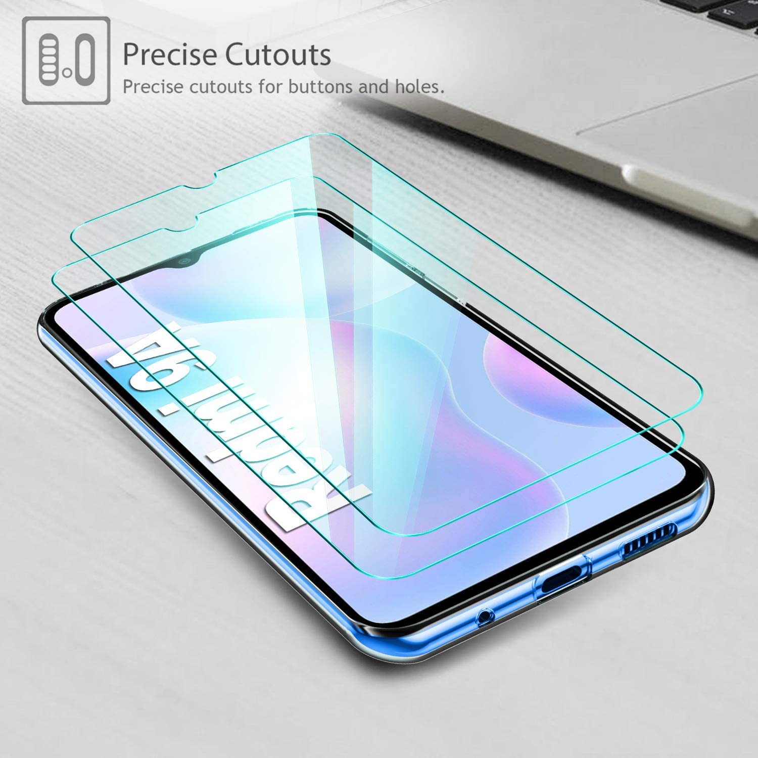 Para Redmi 9A vidrio Protector para Xiaomi Redmi 9A Protector de vidrio para Xiomi Redme 9A para Redmi9A 9 A A9 cubierta de película de pantalla