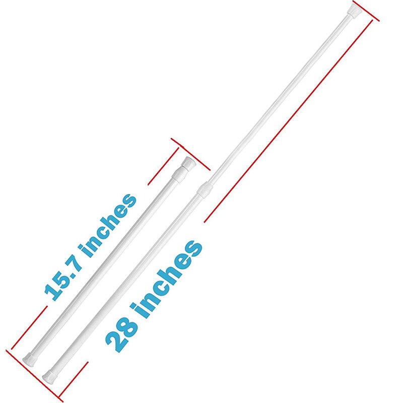 8 Small Tension Rods 15.7 inch to 28 inch Spring E... – Vicedeal