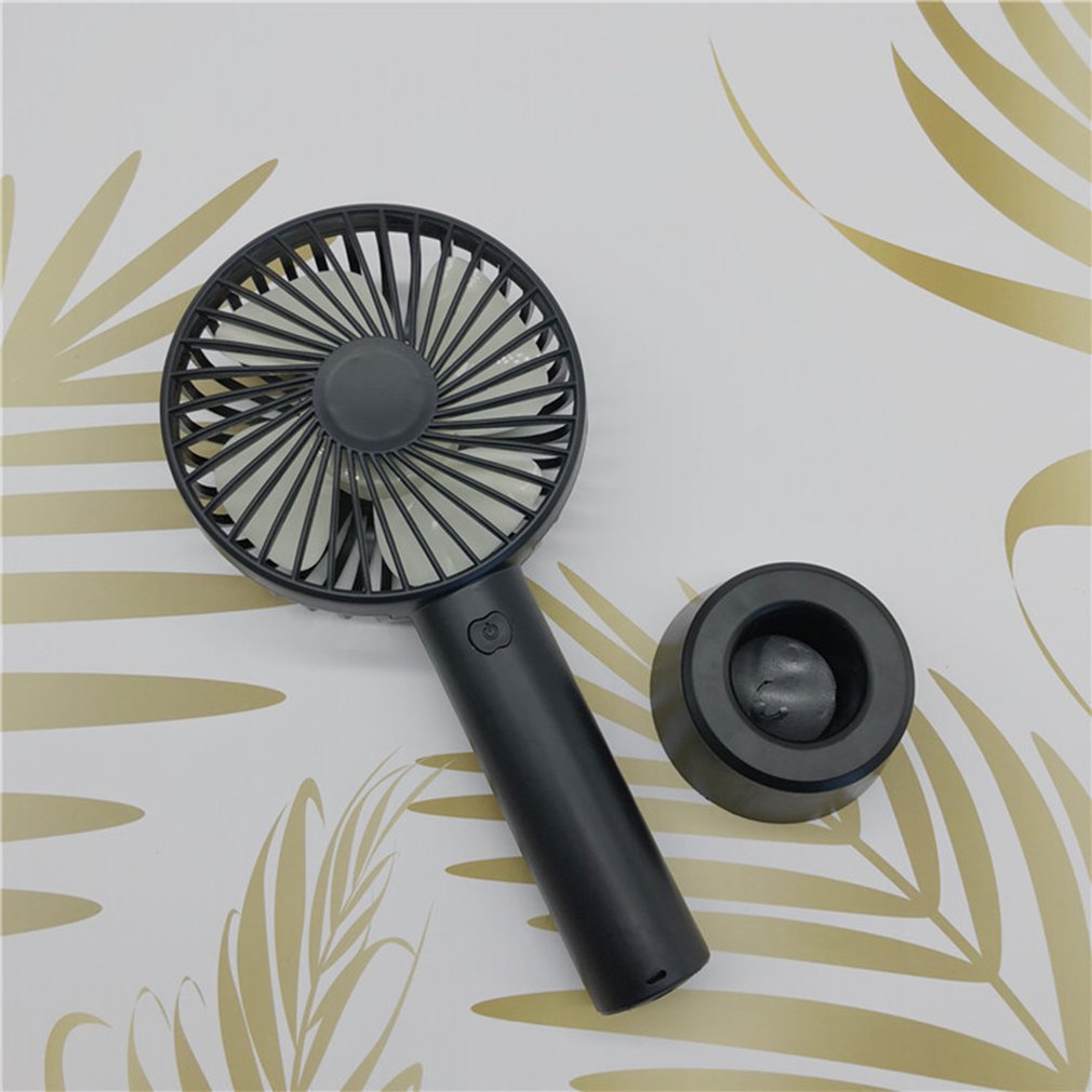 Rechargeable Portable Handheld Fan Without Battery Mini Usb Fan Four Leaf Fan Third Gear Wind Speed Silent Operation
