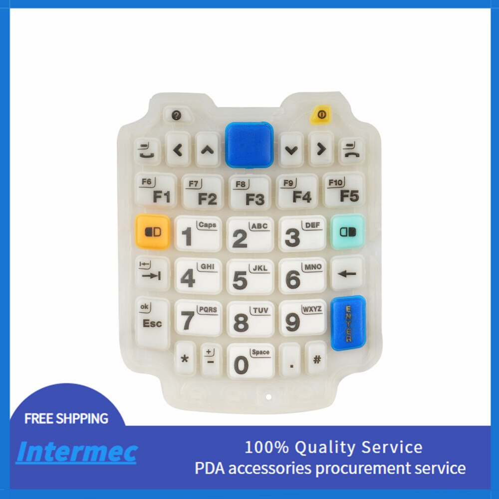 Intermec  cn70e :s tangentbord  (123 siffror, svart prick) och original,