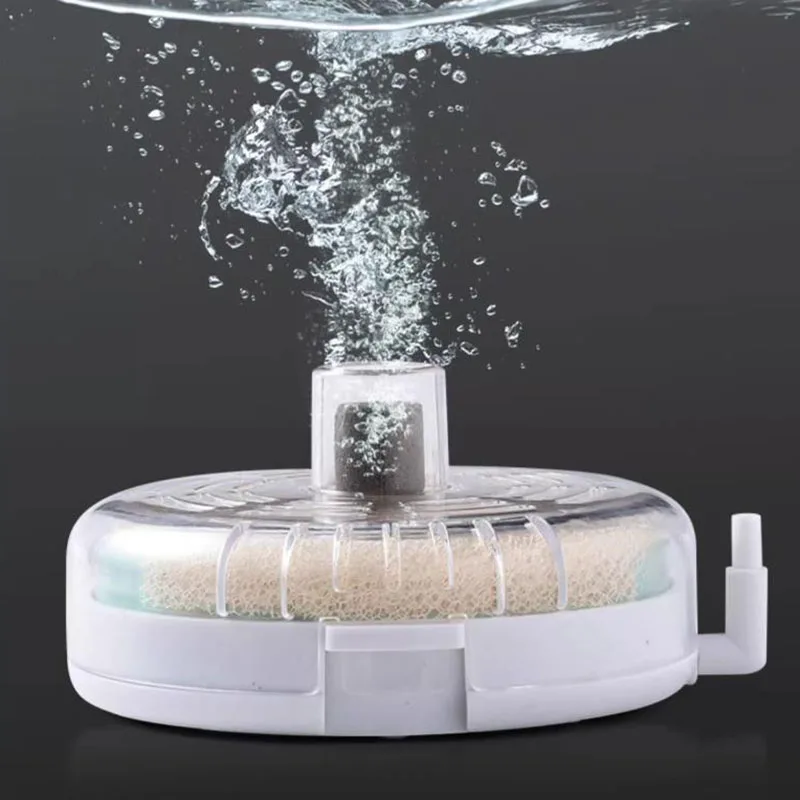 Filtro de tanque de peces de acuario súper fino, filtro de esponja bioquímica transparente, filtro biológico de agua de acuario para acuario pequeño