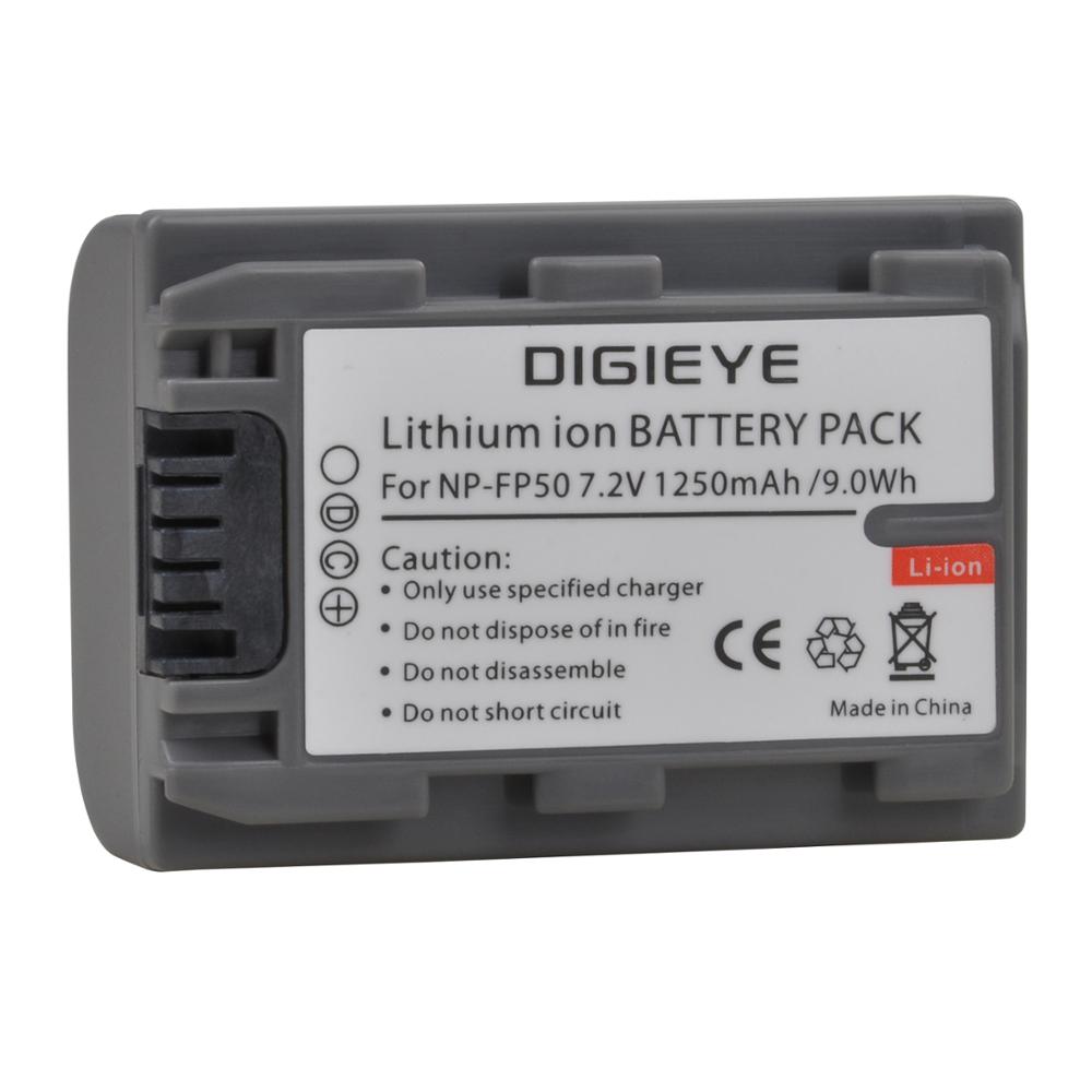 NP-FP50-batería NPFP50 NP FP50, para Sony NP-FP30, NP-FP50, NP-FP60, NP-FP70, Sony NP-FP71, SX40R, SX41, HC20, HC21