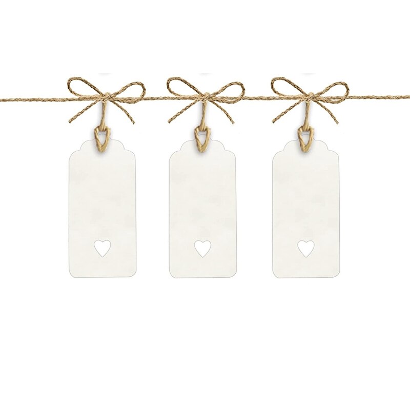 Bblykraft Paper Tag 50pcs Gift Tag Blank With Lovely Hollow | Seychelles