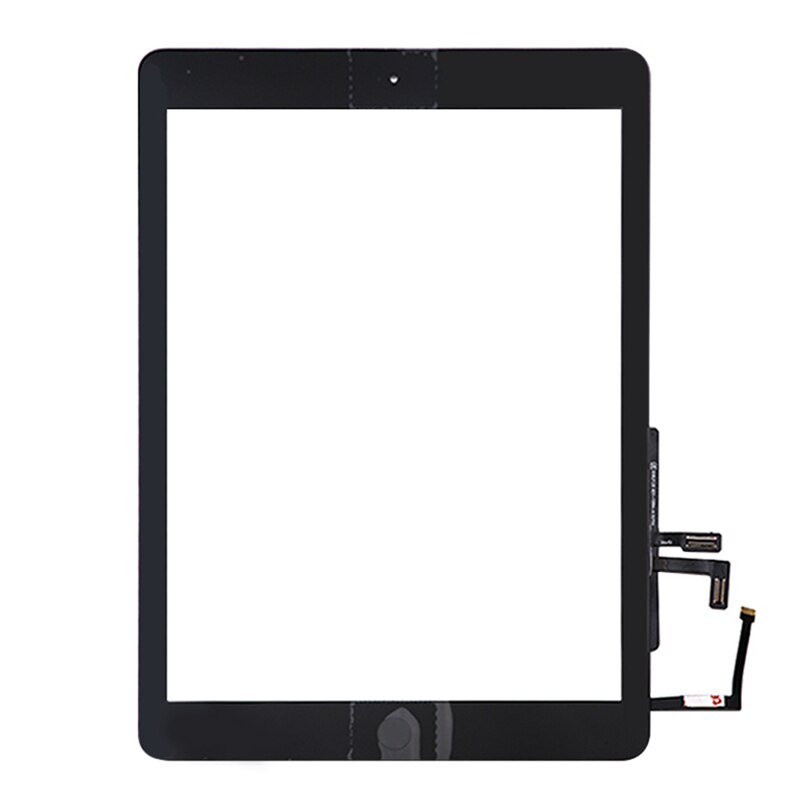 9.7“ For iPad Air 1 iPad 5 A1474 A1475 A1476 Touch Screen Panel Sensor Lcd Front Outer Glass TouchScreen With Button Replace: Black No Tool