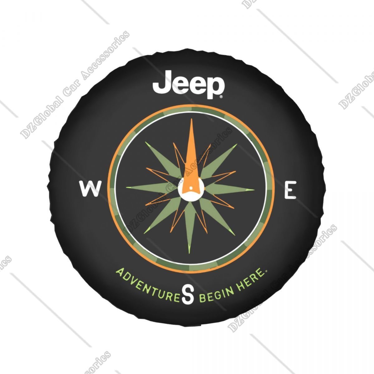 Kompass, Ersatzradabdeckung, individuelles Abenteuer, Anfang hier, Reifenschutz, Anhänger, Wohnmobil, Reise, Anhänger, Radschutz