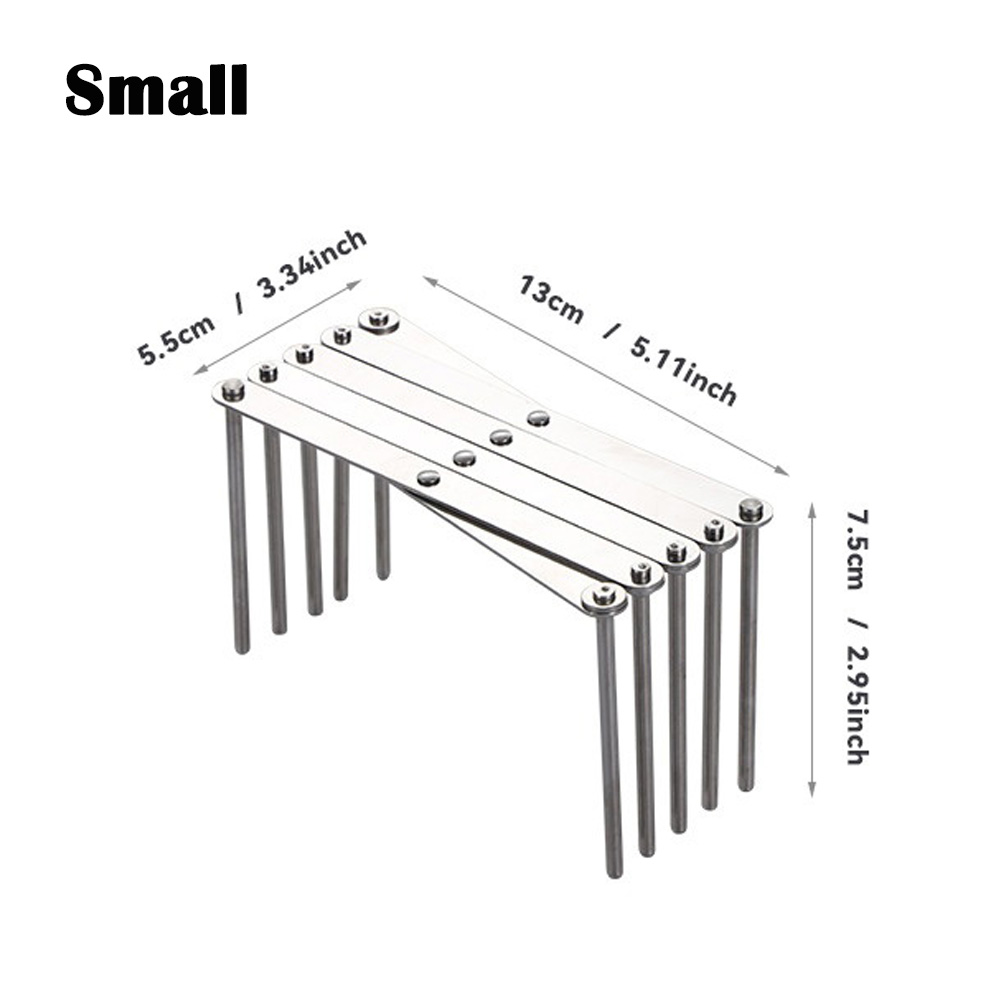 Pot Lid Rack Pan Lid Organizer Retractable Stainless Steel Dish Bowl Storage Holder Tableware Storage Shelf Kitchen Gadgets: Light Grey