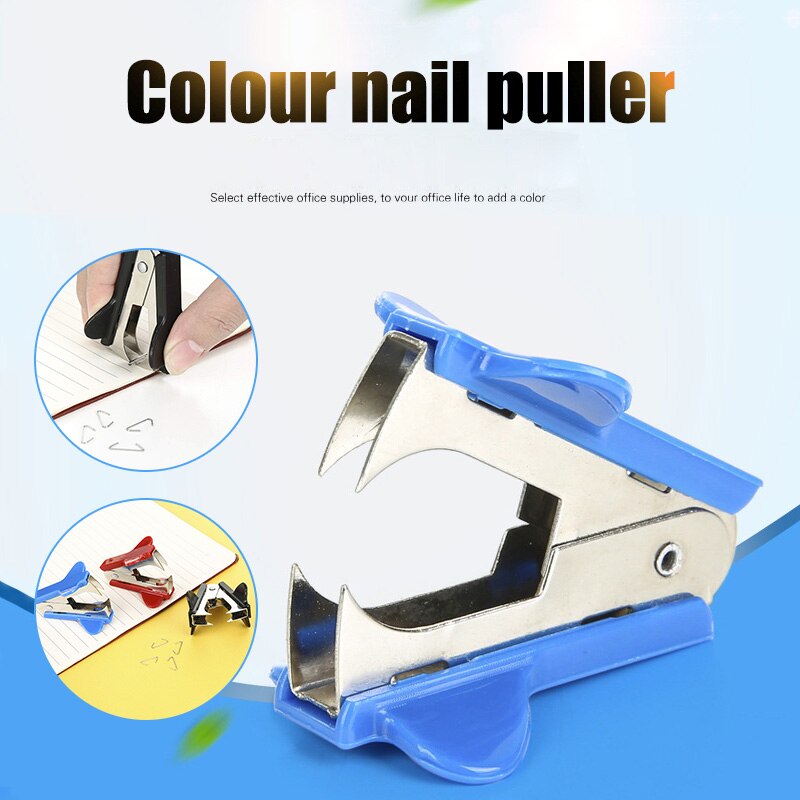 6 Pcs Mini Staple Remover Extra Breite Edelstahl Backen Büro Liefert UY8