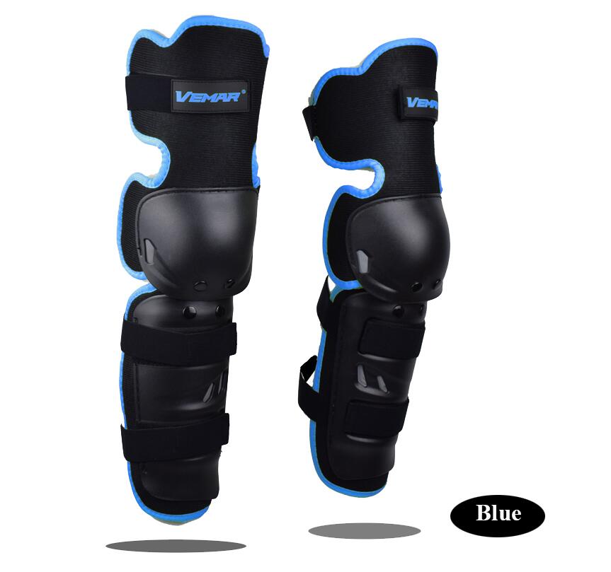 Vemar Warm Reflective Knee Protector Motorcycle kneepad MTB Kneepad Riding Guard MX Cycling Rodilleras Moto Motocross Gear: Blue