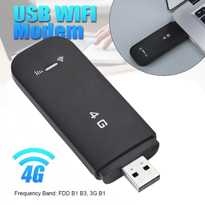 4G Lte Usb Modem Netwerk Adapter Draadloze Usb 150Mbps Netwerkkaart Met Wifi Hotspot Sim Card