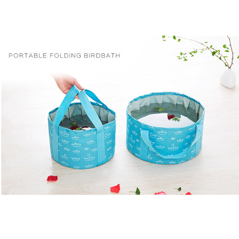 Lavabo plegable para pies, lavabo de baño, cesta de lavado, Cubo de baño para pies de Spa, lavabo plegable de viaje, lavabo de Camping, Cubo de pesca