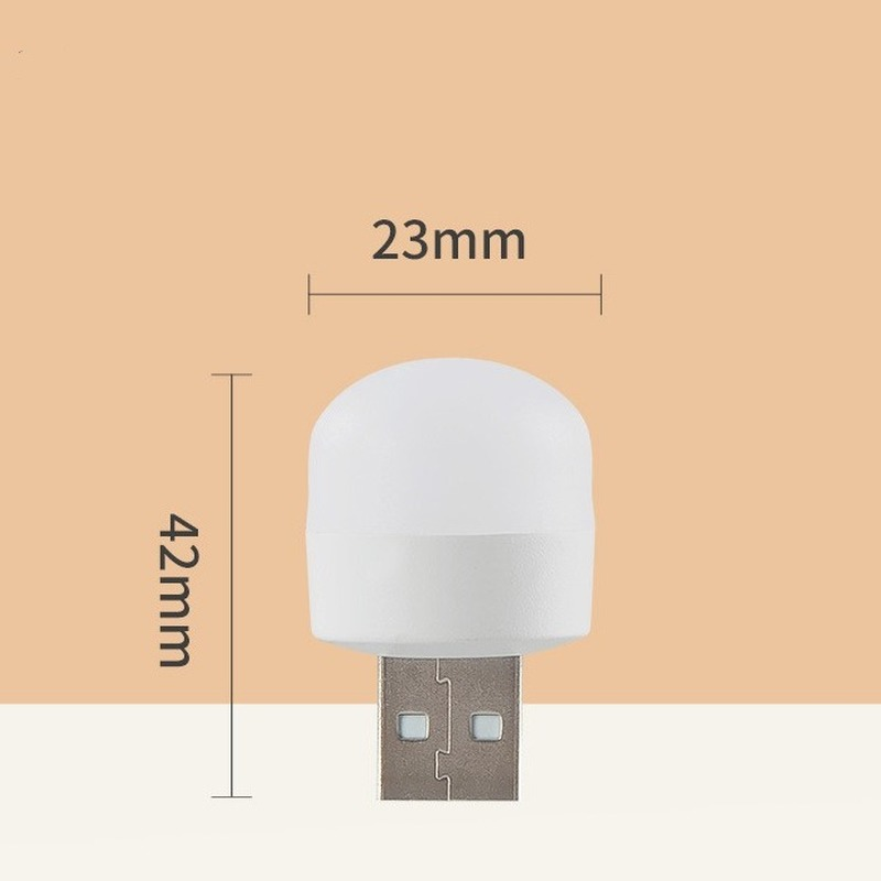3 Stück Mini USB Nachtlicht warmweiß Augenschutz Buch Lese lampe USB-Stecker Computer mobile Strom ladung LED Nacht lampe