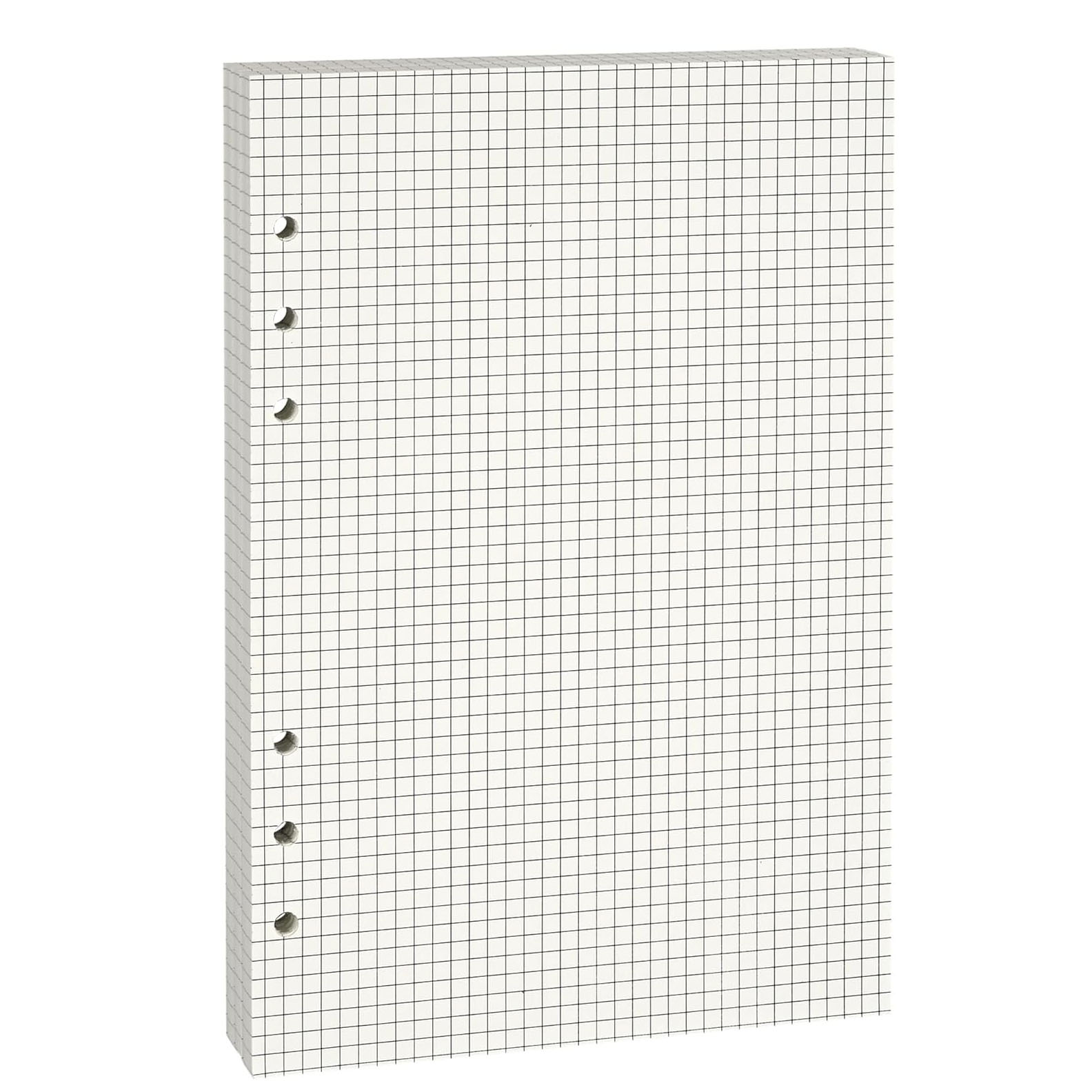 Classeur A5 en cuir PU à 6 anneaux, couverture pour papier de remplissage A5, classeur de planificateur personnel A5 rechargeable avec magnétique: Gris clair