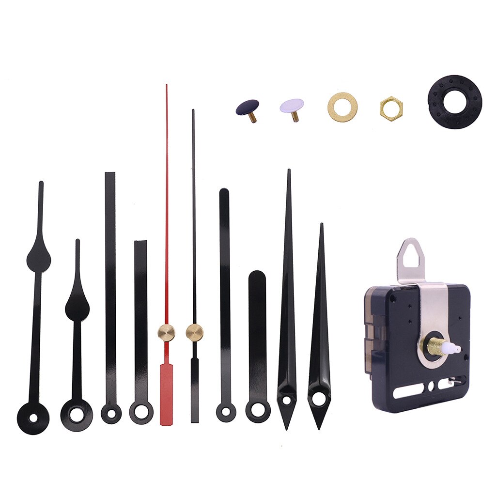 DIY Long Axis Large Torque Wall Clock Movement Mechanism Metal Clock Hand Kit