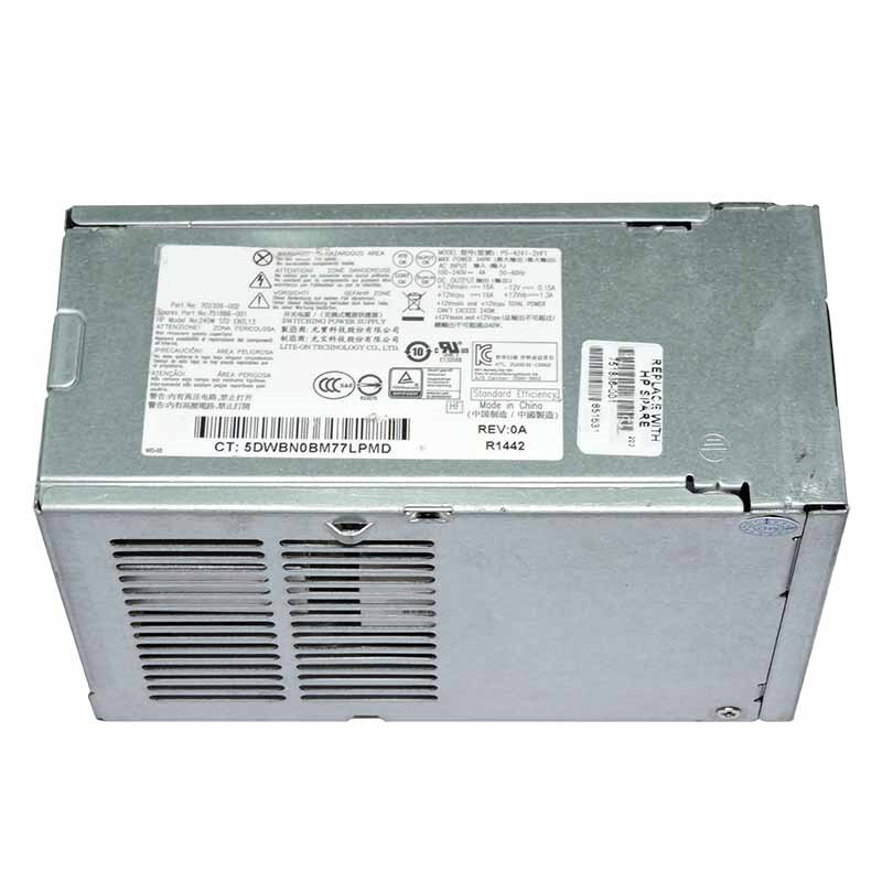 Original PSU para HP ProDesk 600 800 G1 6Pin 240W fuente de alimentación D12-240P1A D12-240P2A PS-4201-2HF PS-4241-2HF PCC004 PCC002