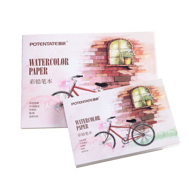 A5/a6 akvarellimaalaus akvarelli luonnosvihko 12 arkkia käsinmaalattu maali vesivärikirja alusta taidetarvikkeet lyijykynäkirja 230g/m2