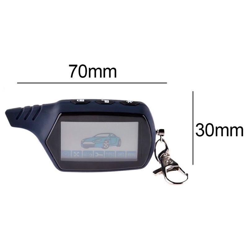 Anti-Theft System Lcd Remote Controller For 2 Way Car Alarm System Starline Engine Starter Fob Keychain Lcd Body Remote